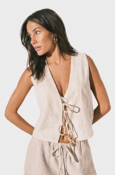 Женский белый жилет Белый S/M womensecret 3143757