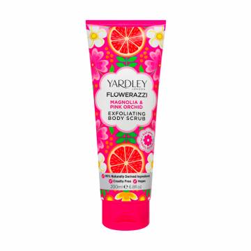 Скраб для тела Yardley Flowerazzi Magnolia & Pink Orchid Exfoliating Body Scrub, 200 мл Скраб для тела Yardley Flowerazzi Magnolia & Pink Orchid Exfoliating Body Scrub, 200 мл