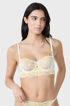 Женский белый бюстгальтер-балконет SOMPTUEUSE Белый 75D Etam 6551707