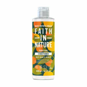 Очищающий кондиционер Faith In Nature Purifying Conditioner для жирных волос и кожи головы, с грейпфрутом и апельсином, 400 мл Очищающий кондиционер Faith In Nature Purifying Conditioner для жирных волос и кожи головы, с грейпфрутом и апельсином, 400 мл
