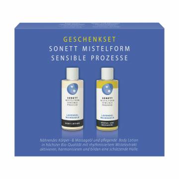 Уценка! Подарочный набор для тела Sonett Лаванда (лосьон для тела, 50 мл + массажное масло, 50 мл)