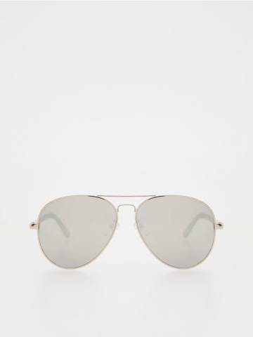 Reserved - Сонячні окуляри-авіатори - срібний - 548DZ-SLV