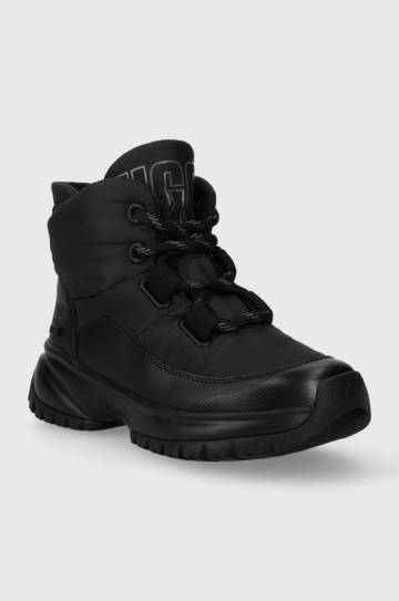 Зимние сапоги UGG Yose Puffer Lace цвет чёрный 1143844 Зимние сапоги UGG Yose Puffer Lace цвет чёрный 1143844
