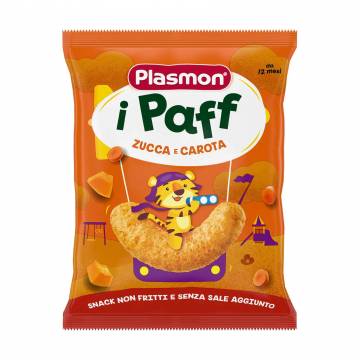 Детские кукурузные снеки Plasmon Baby Puffs Тыква и морковь, от 1 года, 15 г Детские кукурузные снеки Plasmon Baby Puffs Тыква и морковь, от 1 года, 15 г