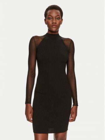 Hugo Трикотажна сукня Stasie 50518336 Чорний Slim Fit Hugo Трикотажна сукня Stasie 50518336 Чорний Slim Fit