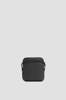 Мужская черная кожаная сумка Черный ONESIZE BOSS 50529288;001