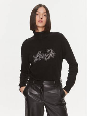 Liu Jo Гольф MF3432 MS14G Чорний Regular Fit Liu Jo Гольф MF3432 MS14G Чорний Regular Fit
