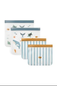 Сумки для продуктов Liewood Rebus Reusable Food Bags 4-Pack