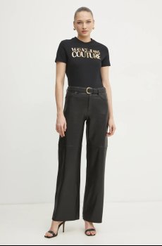 Хлопковая футболка Versace Jeans Couture