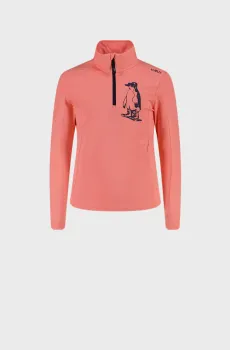 Детская коралловая спортивная кофта SWEAT DRY FUNCTION Коралловый 152 CMP 35L0585-B312