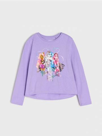 Лонгслів Monster High - пурпуровий Лонгслів Monster High - пурпуровий