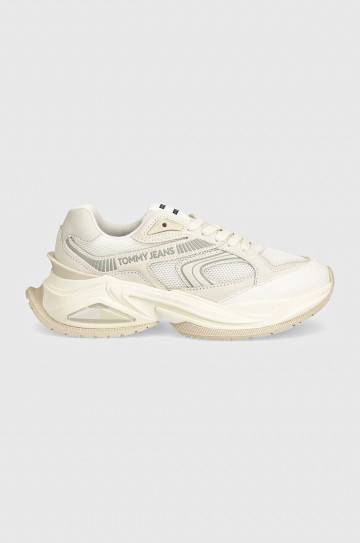Кроссовки Tommy Jeans TJW TRENDY RETRO RUNNER цвет белый EN0EN02550 Кроссовки Tommy Jeans TJW TRENDY RETRO RUNNER цвет белый EN0EN02550