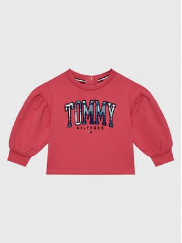 Tommy Hilfiger Світшот Tartan Logo KG0KG07098 M Рожевий Regular Fit Tommy Hilfiger Світшот Tartan Logo KG0KG07098 M Рожевий Regular Fit