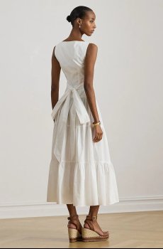 Хлопковое платье Lauren Ralph Lauren