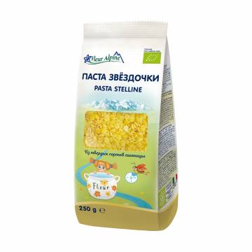 Детские макароны Fleur Alpine Organic Звездочки, 250 г Детские макароны Fleur Alpine Organic Звездочки, 250 г