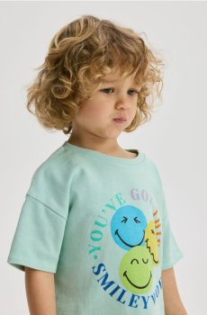 Reserved - Бавовняний комплект SmileyWorld® - морська хвиля - 4269G-56X