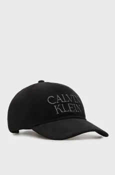 Мужская черная вельветовая кепка CORDUROY Черный ONESIZE Calvin Klein LV04D5064G