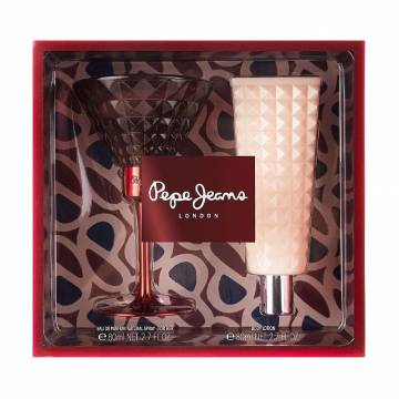 Парфюмированный набор женский Pepe Jeans London London Calling For Her (парфюмированная вода, 80 мл + лосьон для тела, 80 мл) Парфюмированный набор женский Pepe Jeans London London Calling For Her (парфюмированная вода, 80 мл + лосьон для тела, 80 мл)