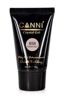 Уценка! Конструирующий гель для ногтей Canni Crystal Gel 858 Tender Malt, 45 г