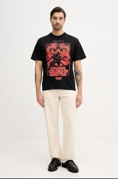 Хлопковая футболка United Colors of Benetton x Stranger Things