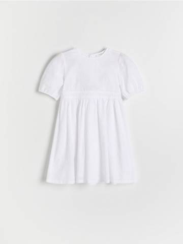 Reserved - Сукня з вишивкою - кремовий - 231DA-01X