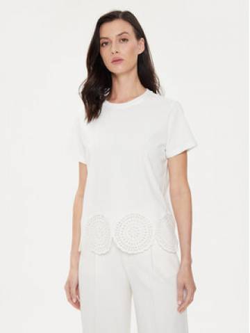 Sisley Футболка 3F1QL105I Écru Regular Fit Sisley Футболка 3F1QL105I Écru Regular Fit