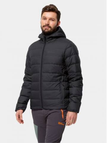Jack Wolfskin Пуховик Ather Down Hoody 1207671 Чорний Regular Fit Jack Wolfskin Пуховик Ather Down Hoody 1207671 Чорний Regular Fit