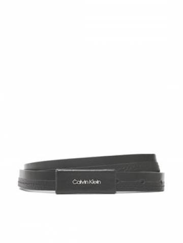 Calvin Klein Жіночий ремінь Daily Dressed Plaque 2cm Belt K60K610499 Чорний Calvin Klein Жіночий ремінь Daily Dressed Plaque 2cm Belt K60K610499 Чорний