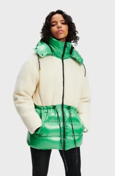 Женский пуховик Разноцветный L Karl Lagerfeld 236W1505