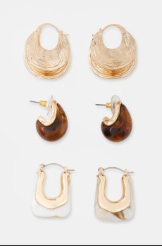 Сережки Aldo 3 шт