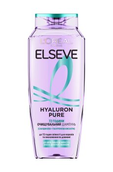 Очищающий шампунь LOreal Paris Elseve Hyaluron Pure для волос, склонных к жирности, 250 мл