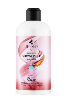 Парфюмированный крем-гель для душа Jediss Rosso Parfumed Shower Gel женский, 200 мл