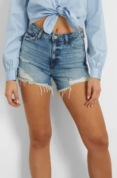 Женские синие джинсовые шорты Синий 24 Guess W4GD74.D5BO0;MSM1
