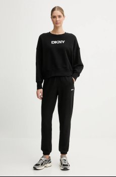 Хлопковая кофта Dkny LOGO TERRY