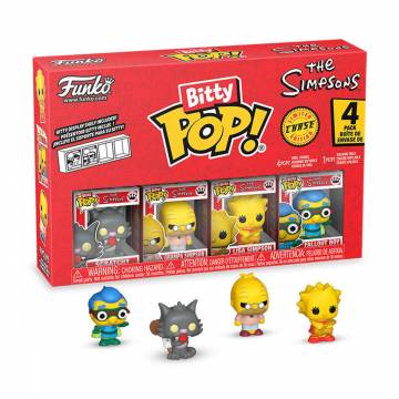 Набор игровых фигурок-сюрпризов Funko Bitty Pop! серии Симпсоны Царапка, от 3 лет, 4 шт (85710) Набор игровых фигурок-сюрпризов Funko Bitty Pop! серии Симпсоны Царапка, от 3 лет, 4 шт (85710)
