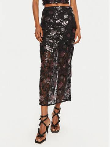 ROTATE Спідниця-максі 113310100 Чорний Regular Fit