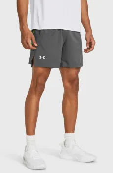 Мужские серые шорты UA JD Launch Grphc Shorts Серый S Under Armour 1385079-025