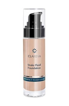 Уценка! Тональный крем для лица Clarena Perfect Finish Line Snake Fluid Foundation со змеиным ядом, Mocha, 30 мл