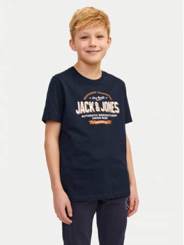 Jack&Jones Junior Футболка Logo 12258877 Cиній Regular Fit Jack&Jones Junior Футболка Logo 12258877 Cиній Regular Fit