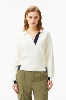 Женский бежевый свитер Бежевый 40 Lacoste AF2522XFJ