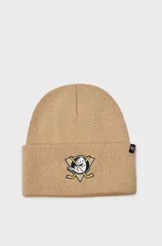 Бежевая шапка MLB ANAHEIM DUCKS HAYMAKER Бежевый ONESIZE 47 Brand H-HYMKR25ACE-KH