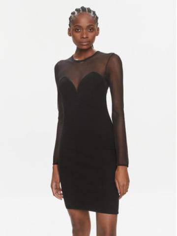 Hugo Коктейльна сукня Salsery 50507912 Чорний Slim Fit Hugo Коктейльна сукня Salsery 50507912 Чорний Slim Fit