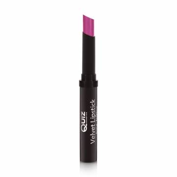 Стойкая помада для губ Quiz Cosmetics Velvet Lipstick Long Lasting 107 Royal Raspberry, 3 г Стойкая помада для губ Quiz Cosmetics Velvet Lipstick Long Lasting 107 Royal Raspberry, 3 г