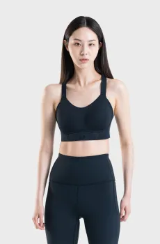 Женский черный топ UA Uplift High Черный 38B Under Armour 1376866-001