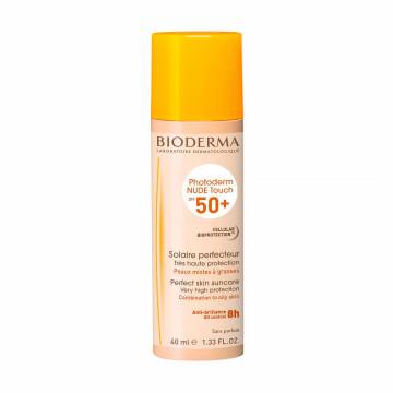 Солнцезащитный тональный флюид для лица Bioderma Photoderm Nude Touch SPF 50+, 40 мл Солнцезащитный тональный флюид для лица Bioderma Photoderm Nude Touch SPF 50+, 40 мл