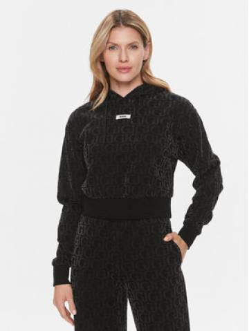 Guess Світшот Gj Logo V4RQ14 KC2W0 Чорний Regular Fit Guess Світшот Gj Logo V4RQ14 KC2W0 Чорний Regular Fit
