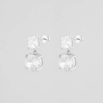 Серебряные серьги Minimal 92-0015б Серебряные серьги Minimal 92-0015б