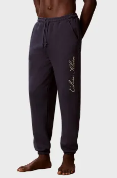Мужские темно-синие брюки SCRIPT JOGGER Синий XL Calvin Klein LV00NM3037