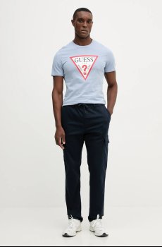 Хлопковая футболка Guess