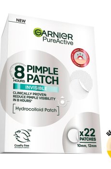 Гидроколлоидные патчи от прыщей Garnier Pure Active 8 Hours, 22 шт